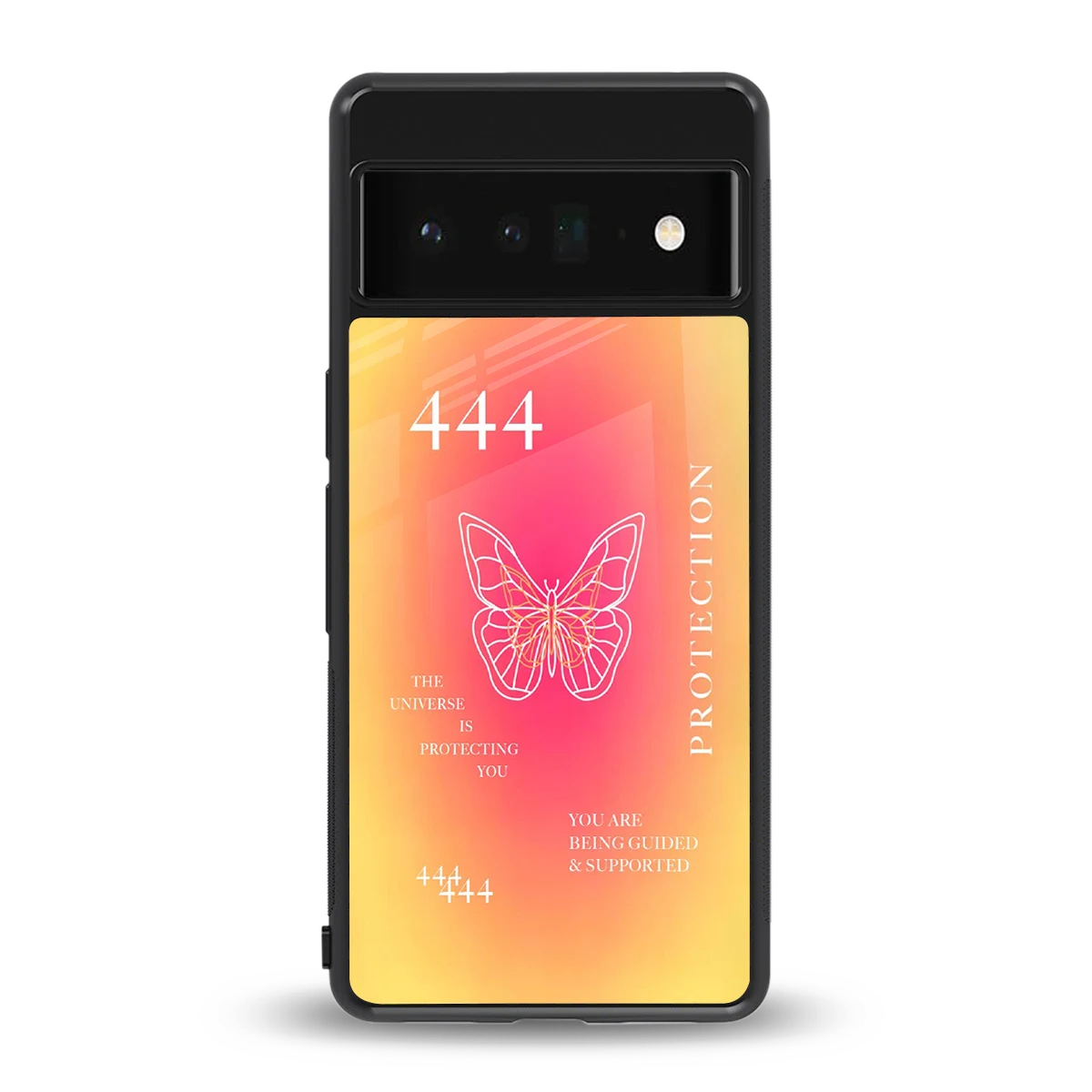 Radiant 444 back phone cover | glass case for google pixel 6 pro