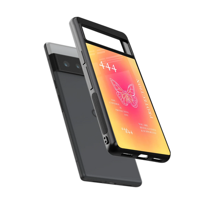 Radiant 444 sleek google pixel 6 pro cover with tempered glass back and TPU edges