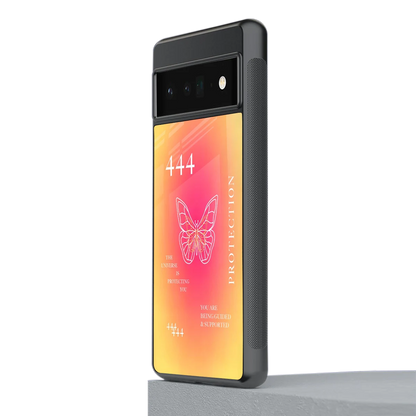 Radiant 444 stylish phone case for google pixel 6 pro | glossy glass and slim fit