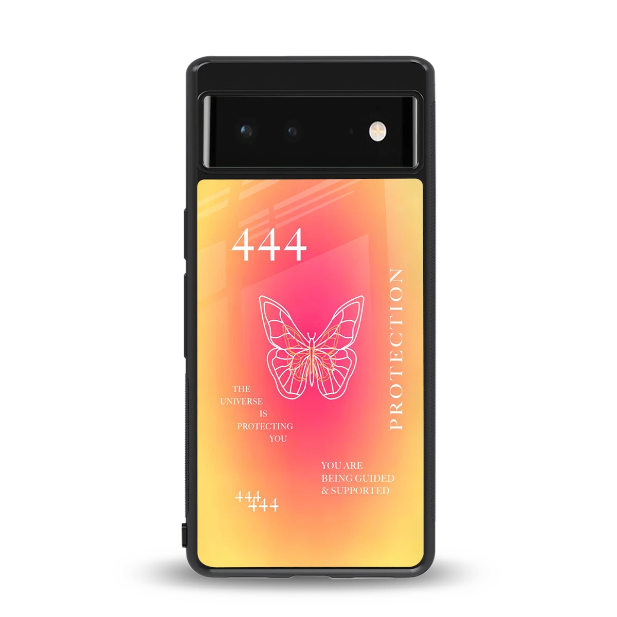 Radiant 444 back phone cover | glass case for google pixel 6