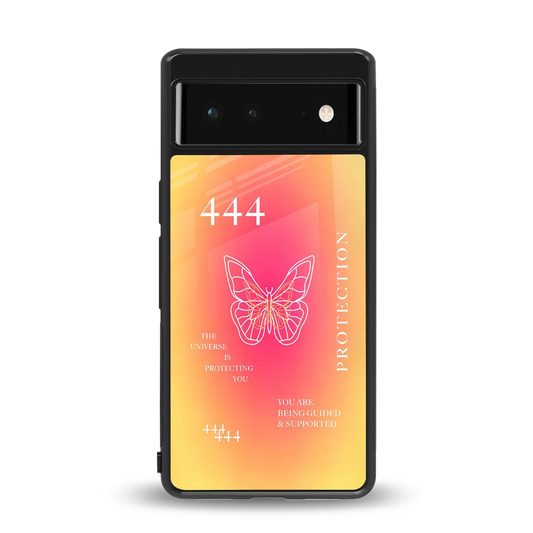 Radiant 444 back phone cover | glass case for google pixel 6a