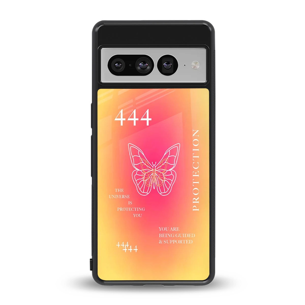 Radiant 444 back phone cover | glass case for google pixel 7 pro