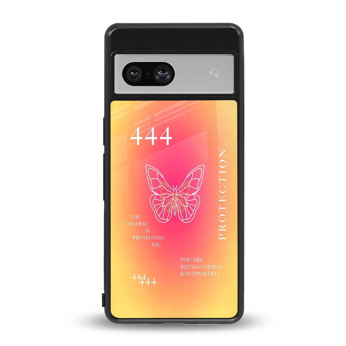 Radiant 444 back phone cover | glass case for google pixel 7a