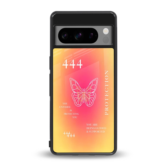 Radiant 444 back phone cover | glass case for google pixel 8 pro