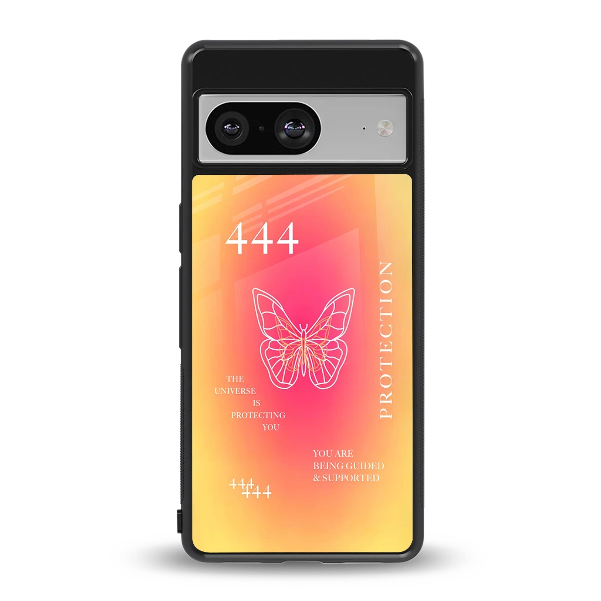Radiant 444 back phone cover | glass case for google pixel 8
