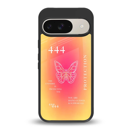 Radiant 444 back phone cover | glass case for google pixel 9