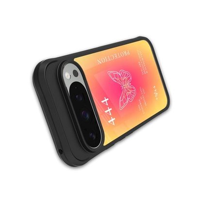 Radiant 444 stylish phone case for google pixel 9 pro xl | glossy glass and slim fit