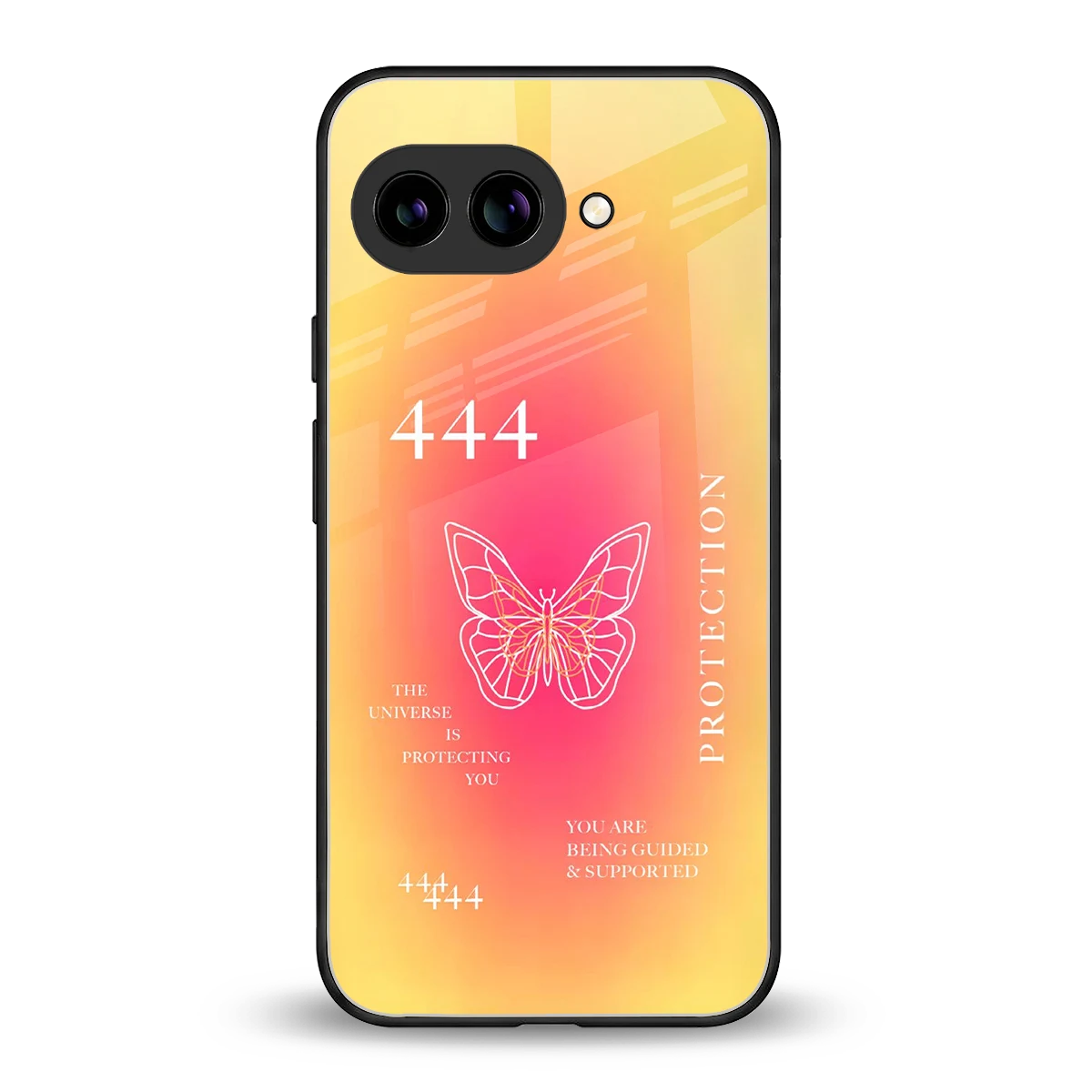 Radiant 444 back phone cover | glass case for google pixel 10a