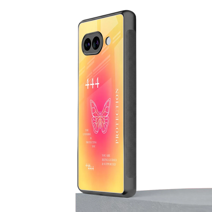Radiant 444 google pixel 9a mobile cover | shockproof glass phone case