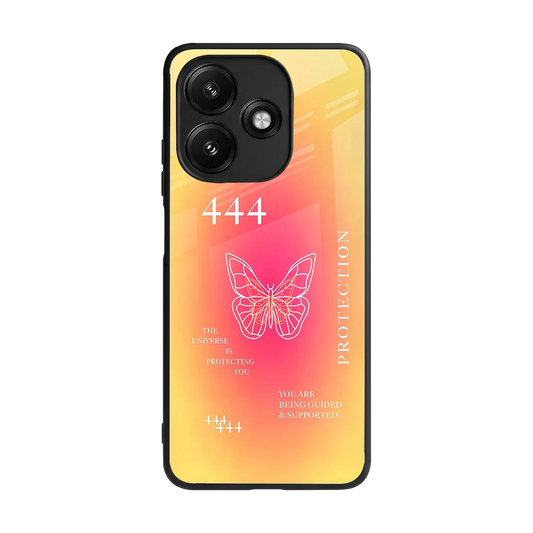 Radiant 444 back phone cover | glass case for redmi 12 5g