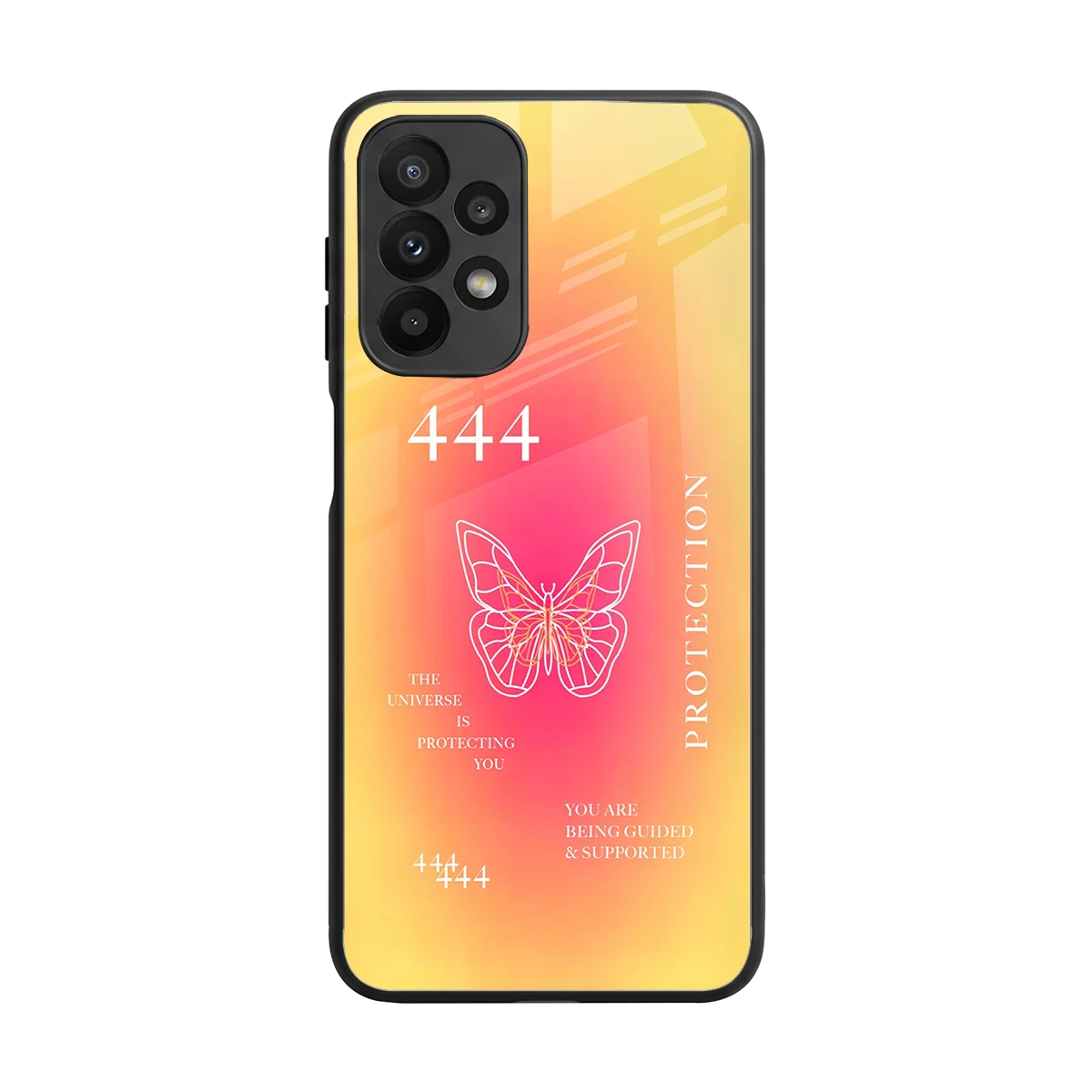 Radiant 444 back phone cover | glass case for samsung galaxy a23