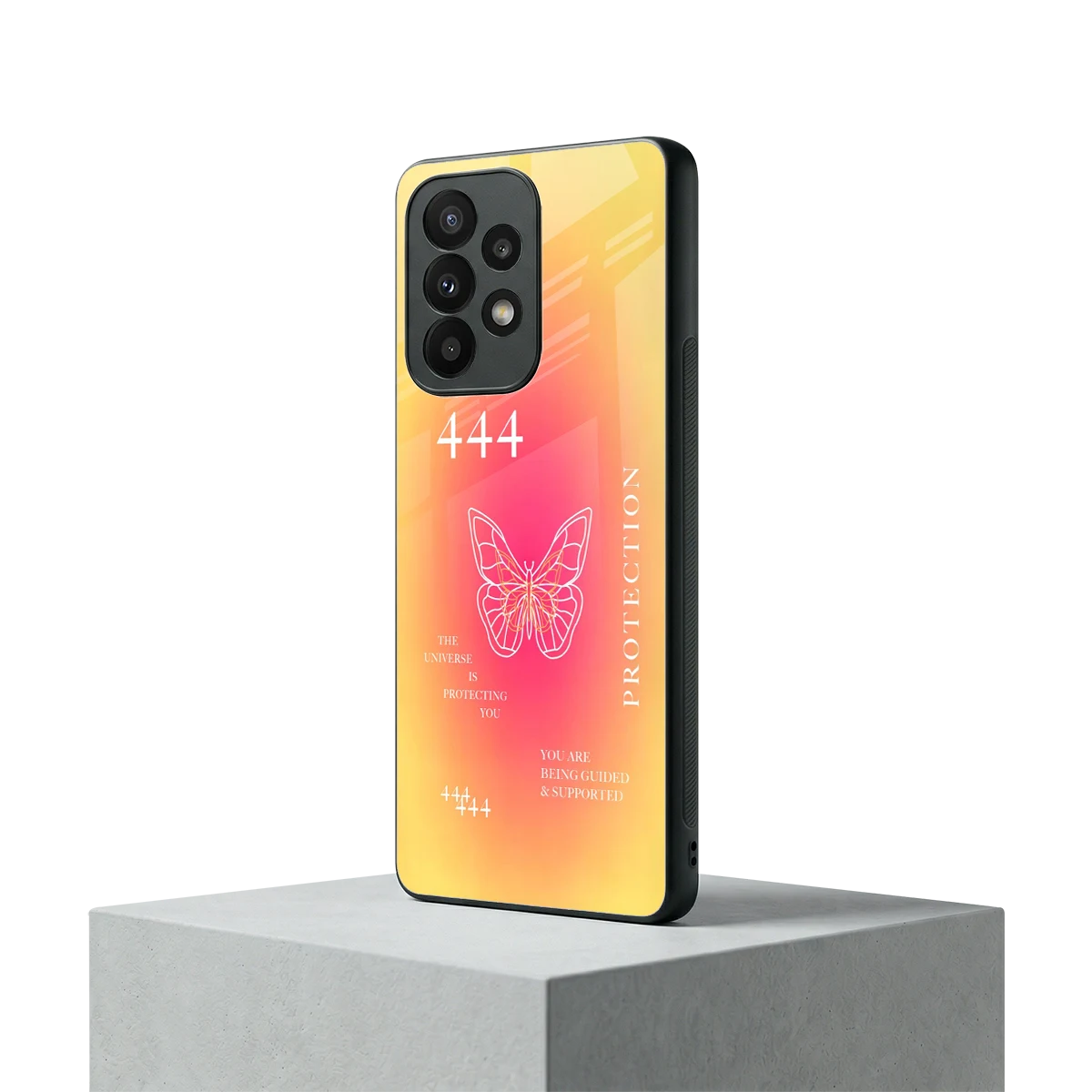 Radiant 444 samsung galaxy a23 mobile cover | shockproof glass phone case