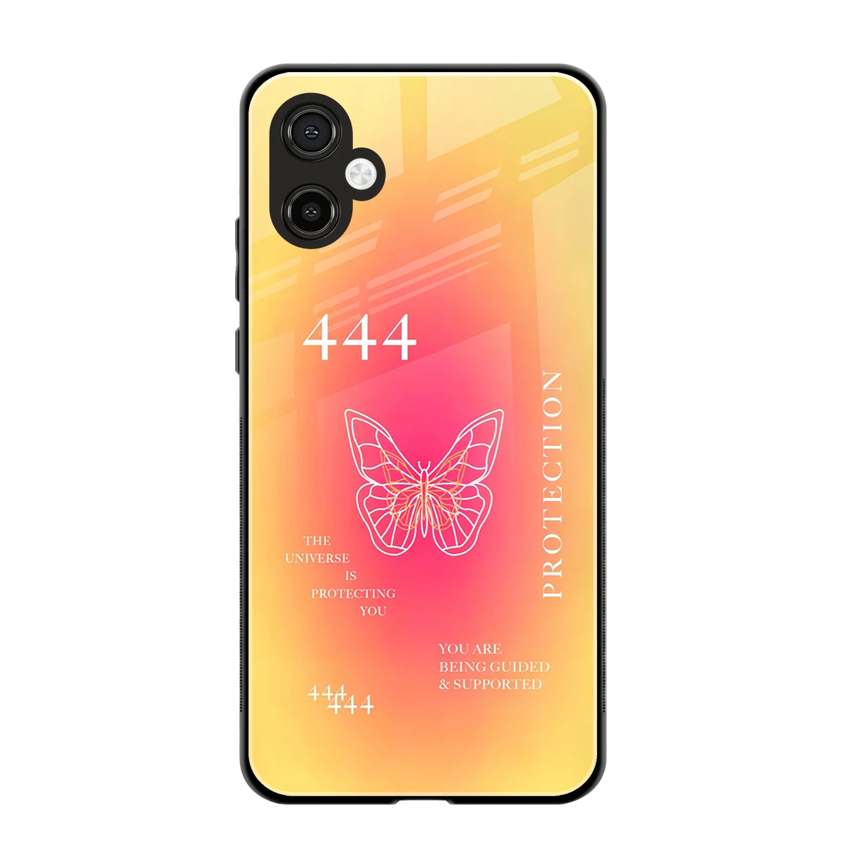 Radiant 444 back phone cover | glass case for samsung galaxy a06 5g