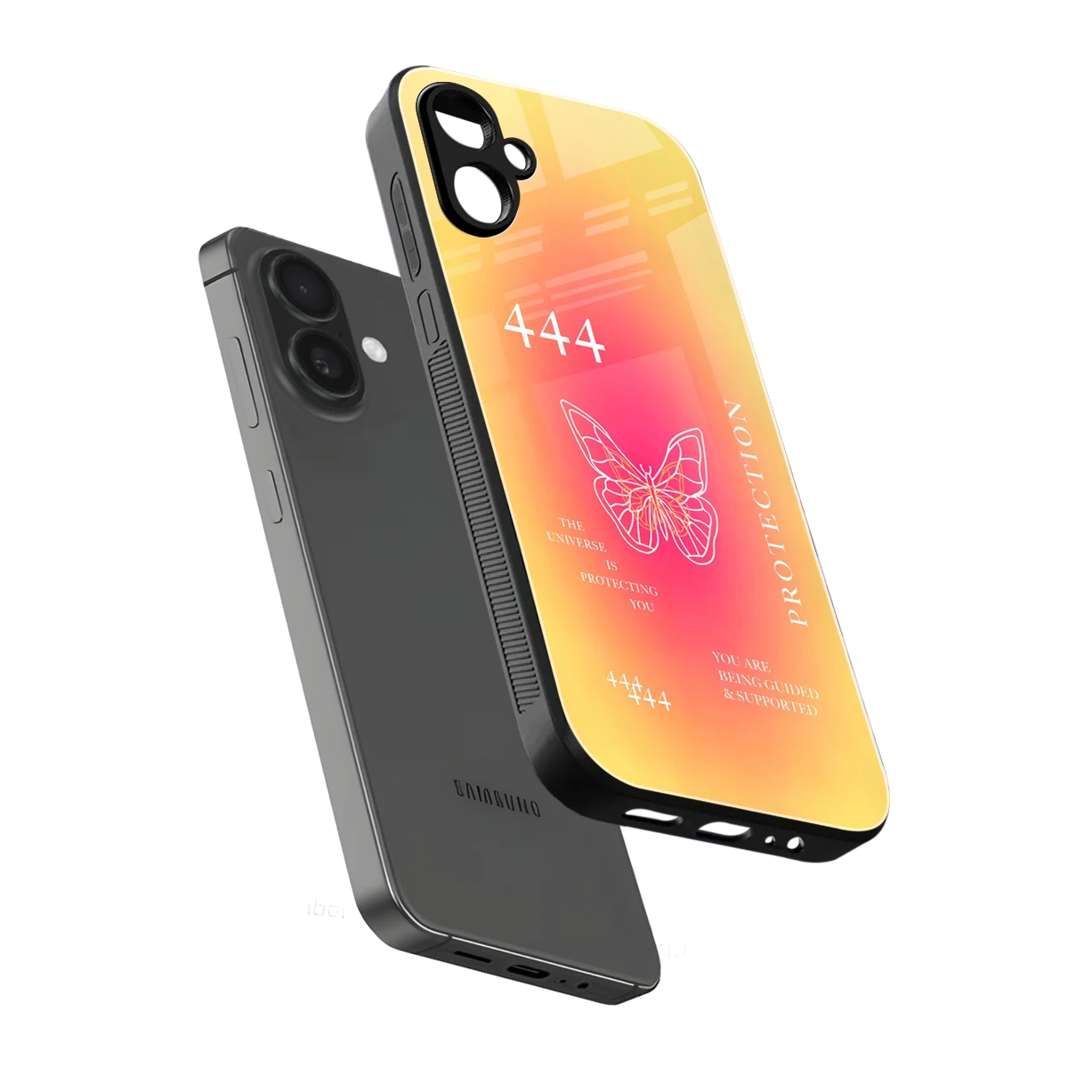 Radiant 444 sleek samsung galaxy a06 5g cover with tempered glass back and TPU edges