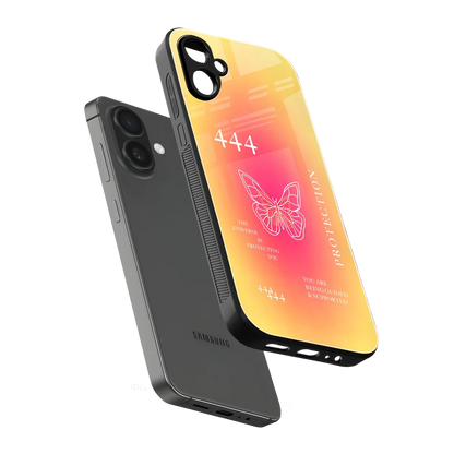 Radiant 444 sleek samsung galaxy a06 5g cover with tempered glass back and TPU edges