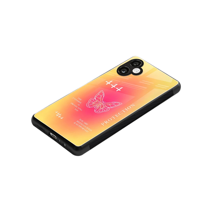 Radiant 444 stylish phone case for samsung galaxy a06 5g | glossy glass and slim fit