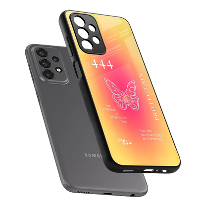 Radiant 444 sleek samsung galaxy a23 cover with tempered glass back and TPU edges