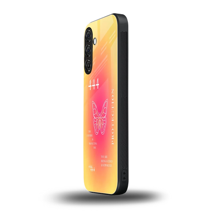 Radiant 444 samsung galaxy a55 5g mobile cover | shockproof glass phone case