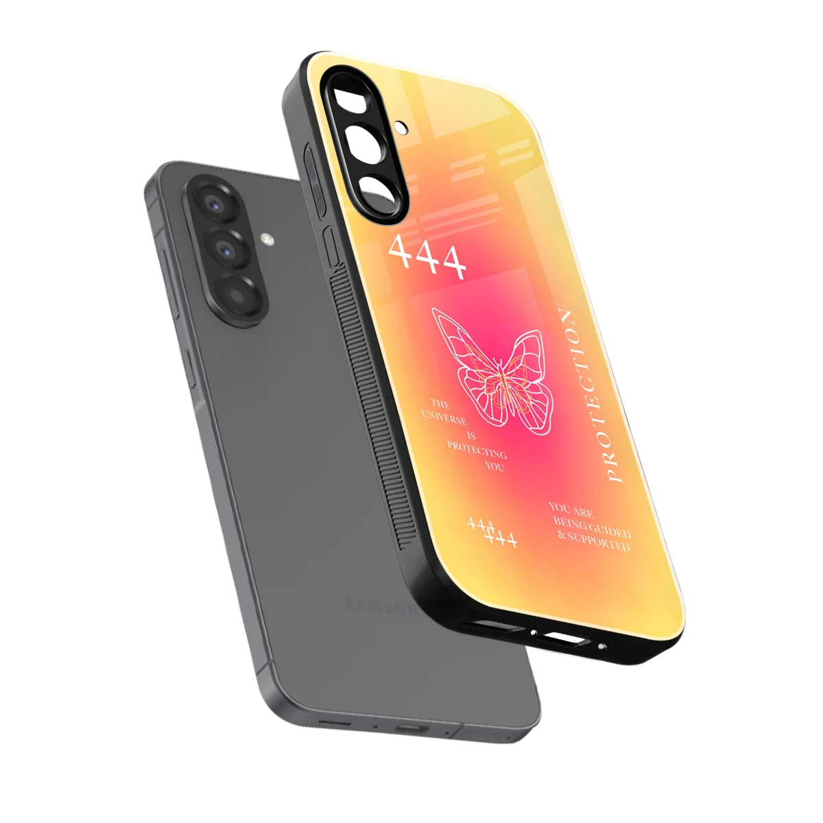 Radiant 444 sleek samsung galaxy a37 5g cover with tempered glass back and TPU edges