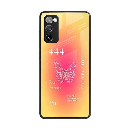 Radiant 444 back phone cover | glass case for samsung galaxy s20 fe