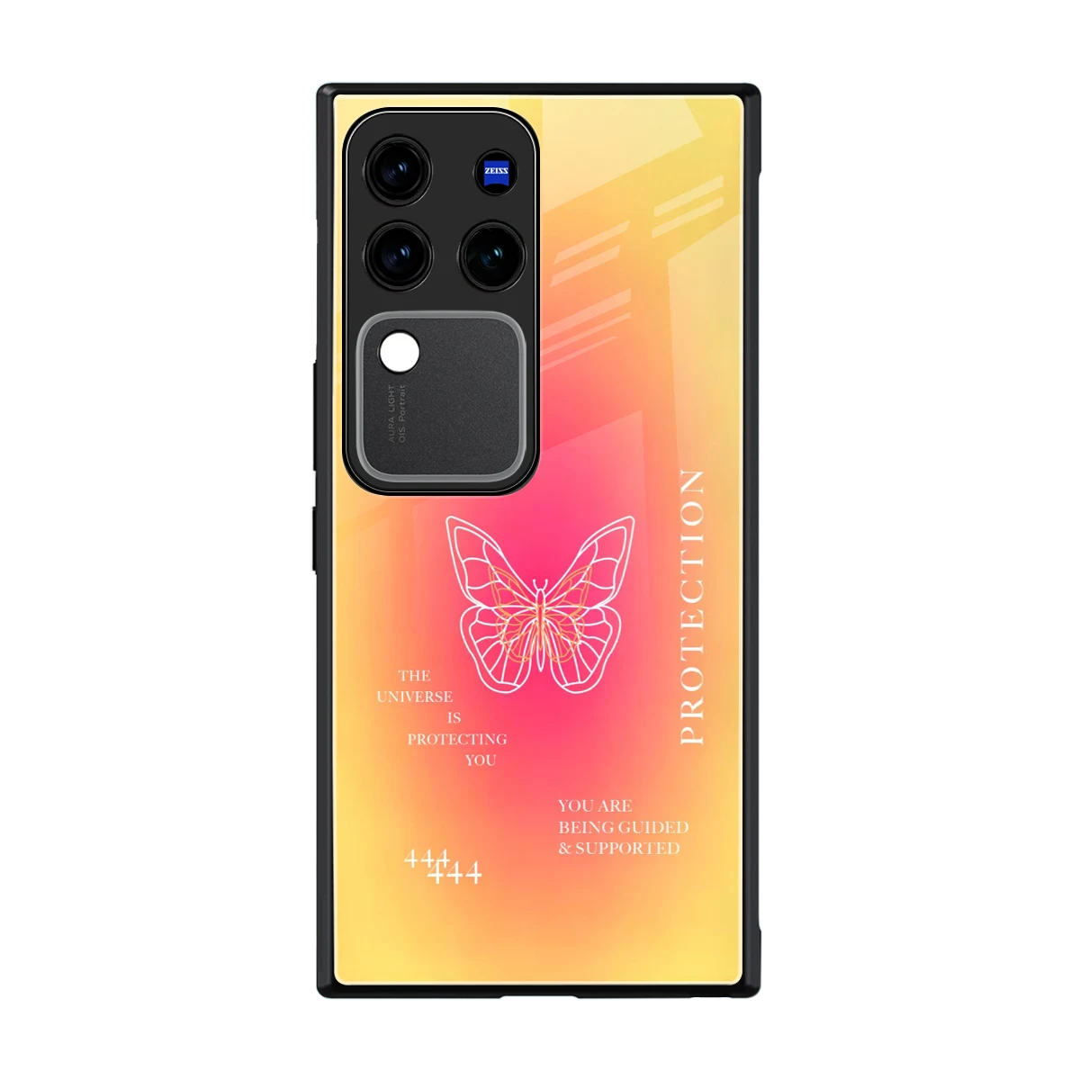 Radiant 444 back phone cover | glass case forvivo v30 pro