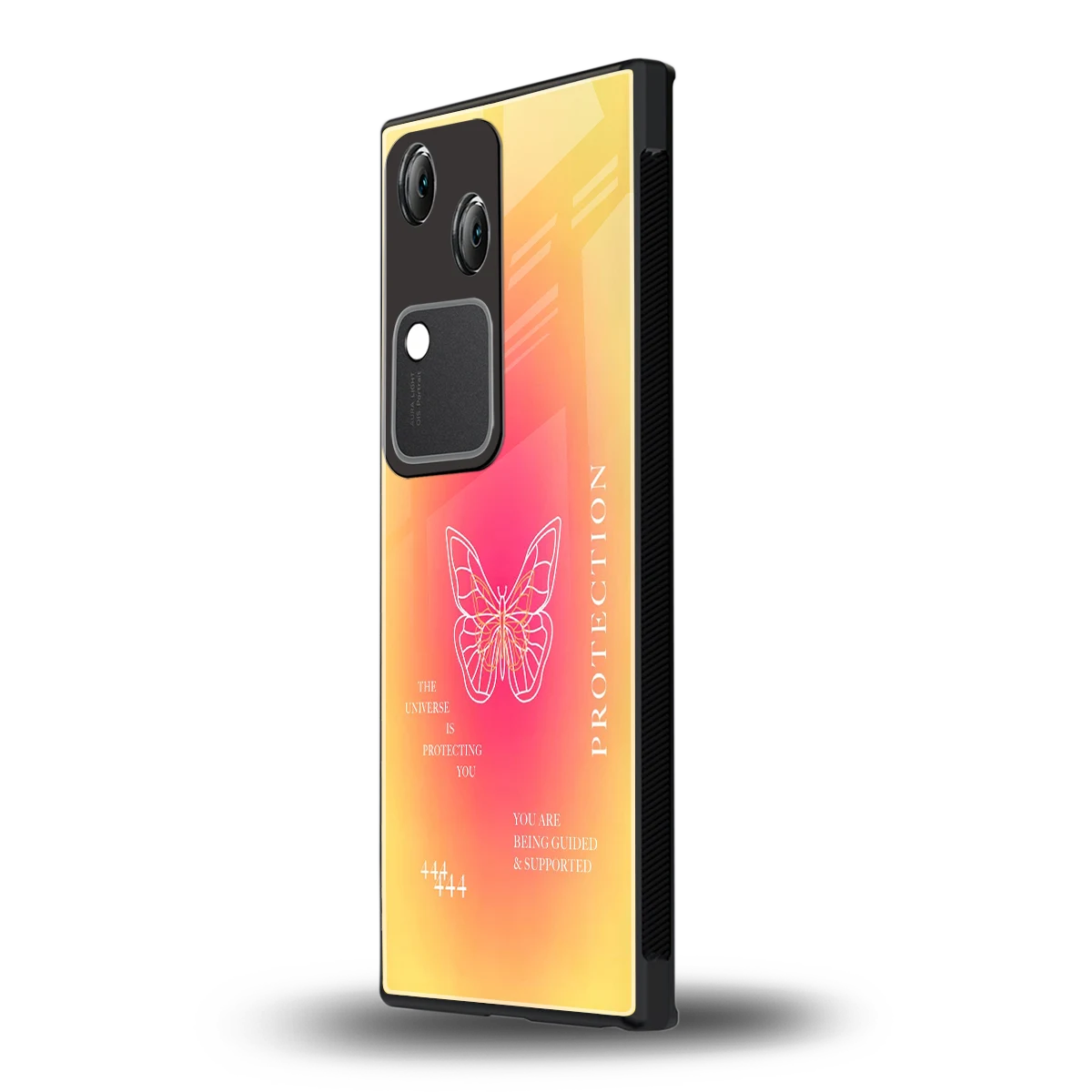 Radiant 444 vivo v30 mobile cover | shockproof glass phone case