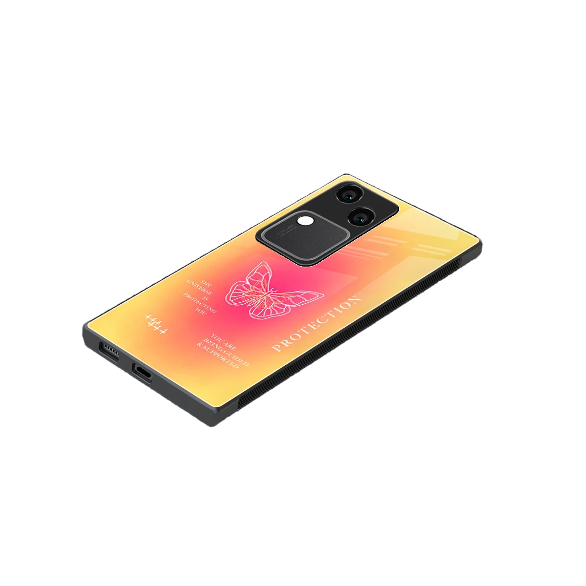 Radiant 444 stylish phone case for vivo v30 | glossy glass and slim fit