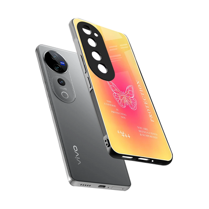 Radiant 444 sleek vivo v40 pro cover with tempered glass back and TPU edges