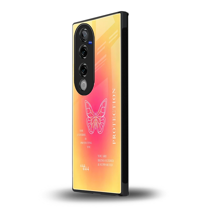 Radiant 444 vivo v40 pro mobile cover | shockproof glass phone case