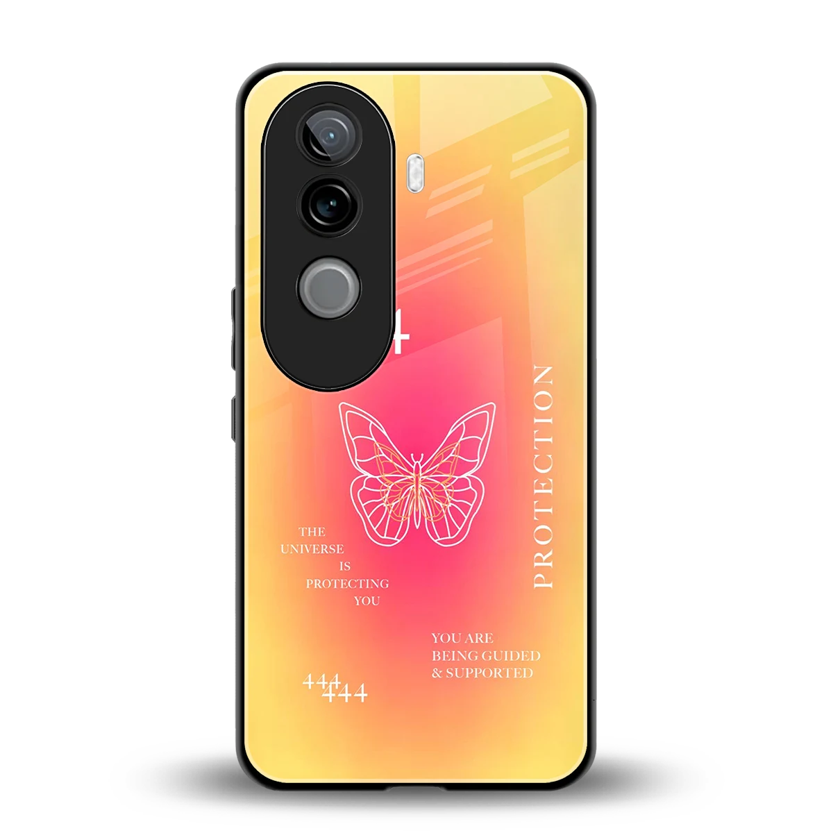 Radiant 444 back phone cover | glass case for vivo v40e