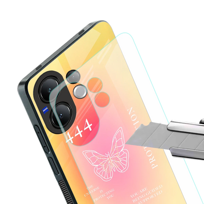 Radiant 444 stylish phone case for vivo v60 | glossy glass and slim fit
