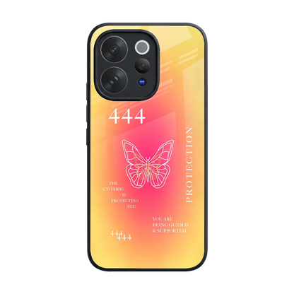 Radiant 444 back phone cover | glass case for vivo v70