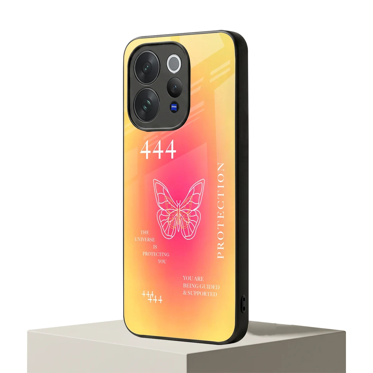 Radiant 444 vivo v70 mobile cover | shockproof glass phone case