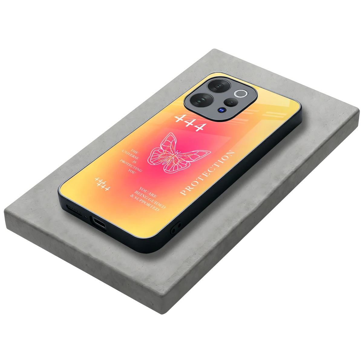 Radiant 444 stylish phone case for vivo v70 elite | glossy glass and slim fit