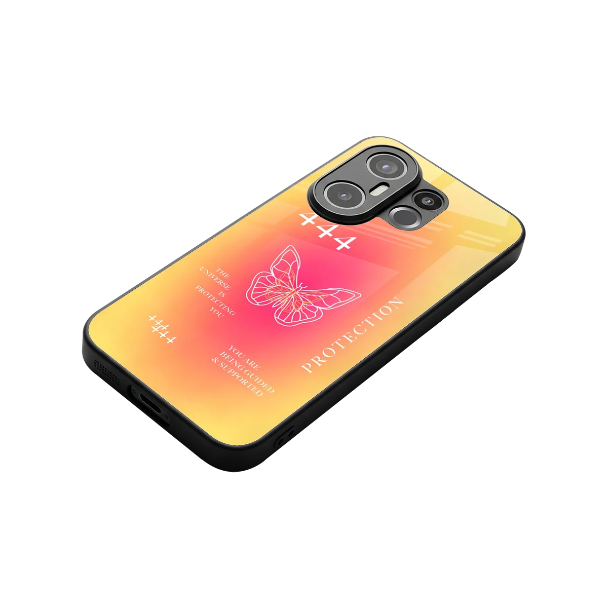 Radiant 444 stylish phone case for vivo x200 fe | glossy glass and slim fit
