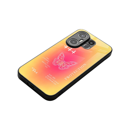Radiant 444 stylish phone case for vivo x200 fe | glossy glass and slim fit