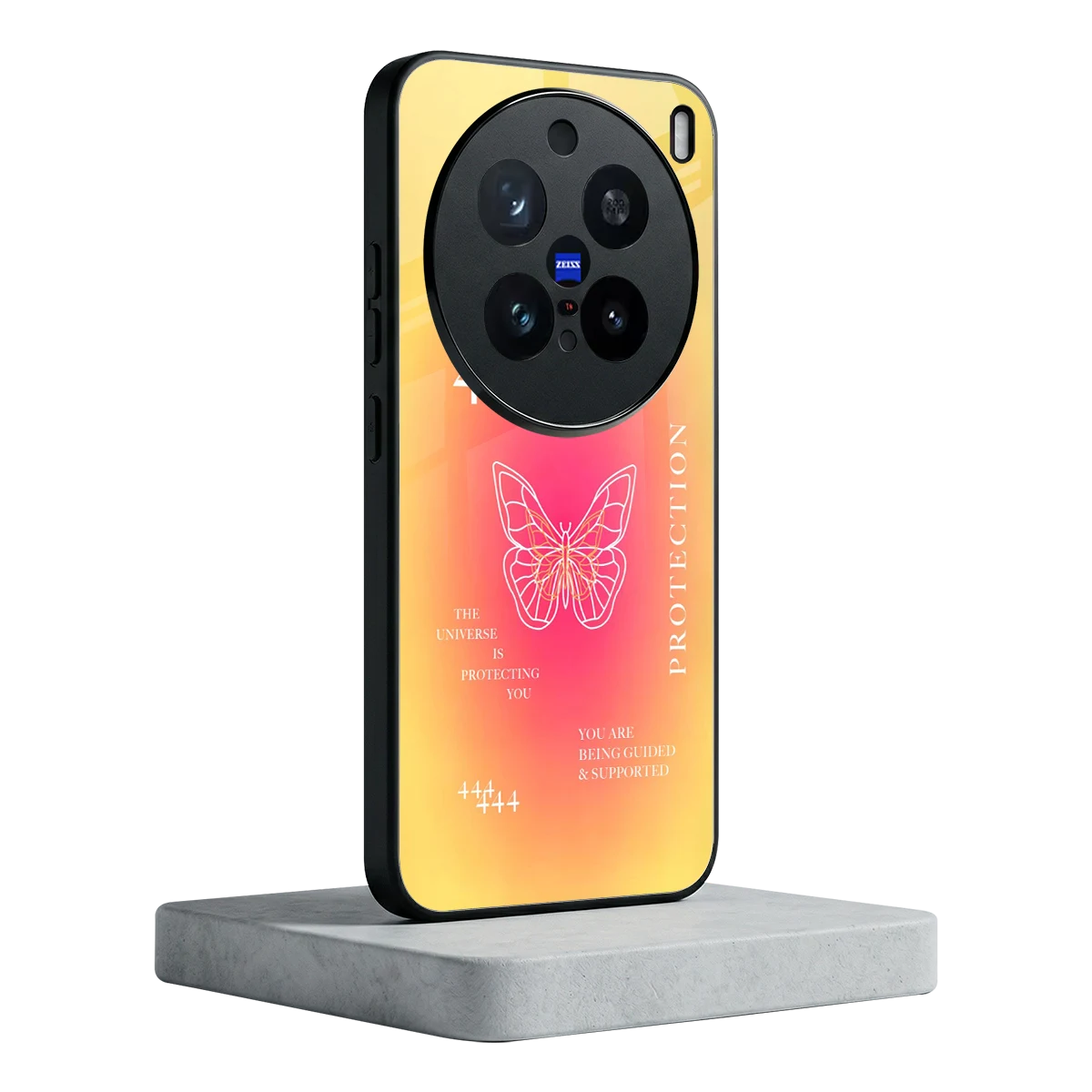 Radiant 444 vivo x200 pro mobile cover | shockproof glass phone case