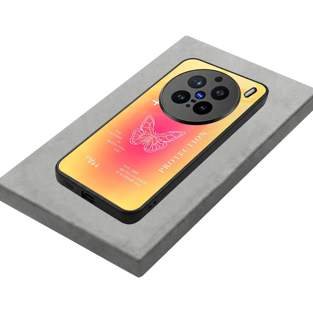 Radiant 444 stylish phone case for vivo x200 pro | glossy glass and slim fit