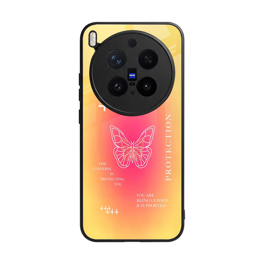 Radiant 444 back phone cover | glass case for vivo x300 pro