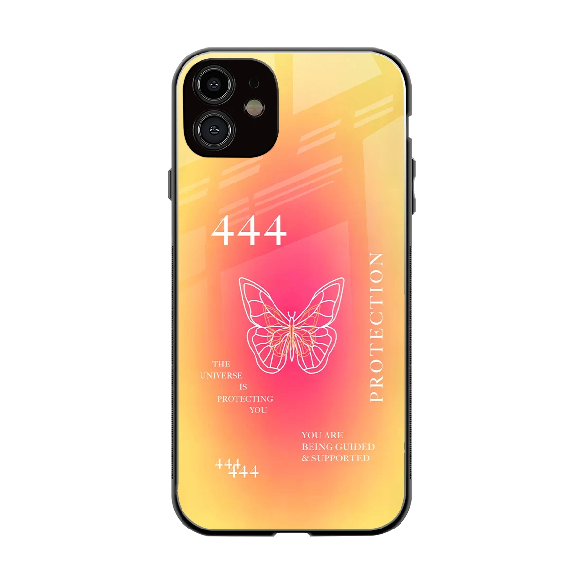 Radiant 444 back phone cover | glass case for iphone 11