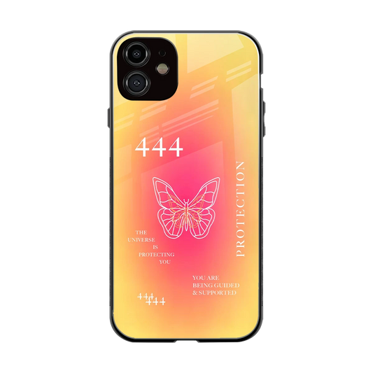 Radiant 444 back phone cover | glass case for iphone 11