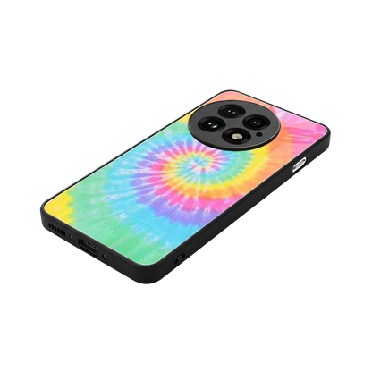 Rainbow stylish phone case for oneplus 13 | glossy glass and slim fit