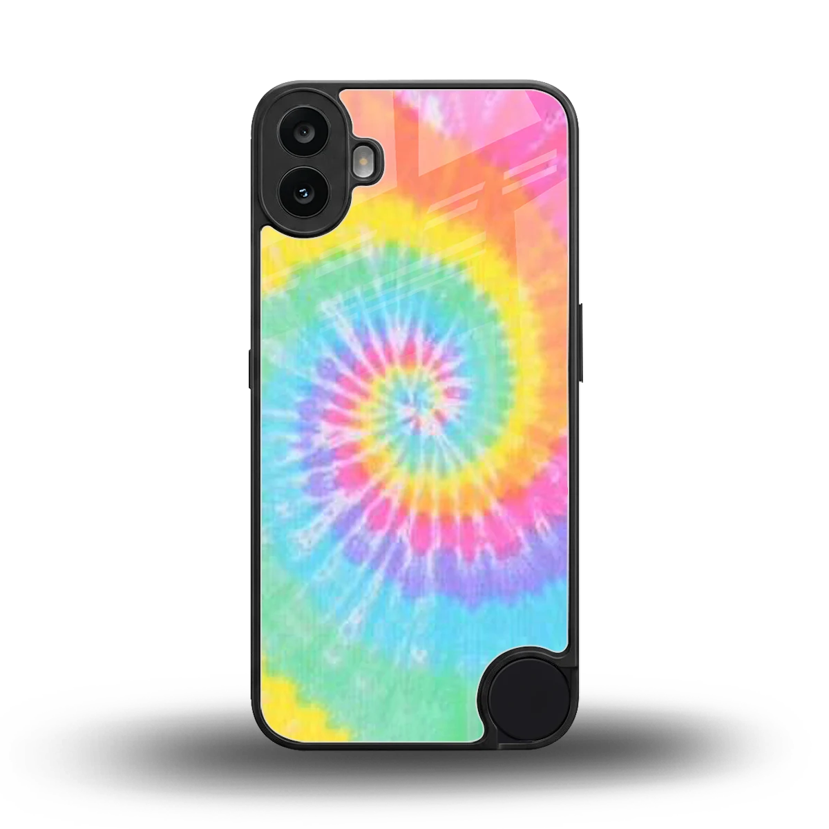 Rainbow back phone cover | glass case for cmf nothing phone 1