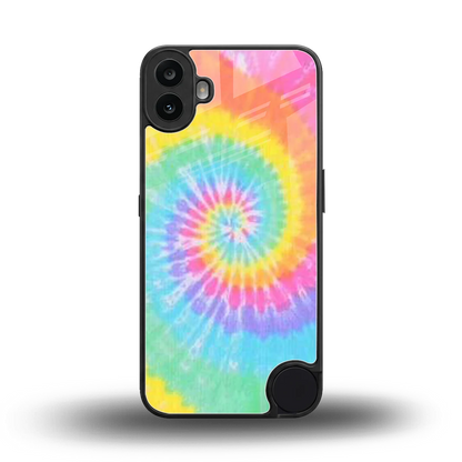 Rainbow back phone cover | glass case for cmf nothing phone 1
