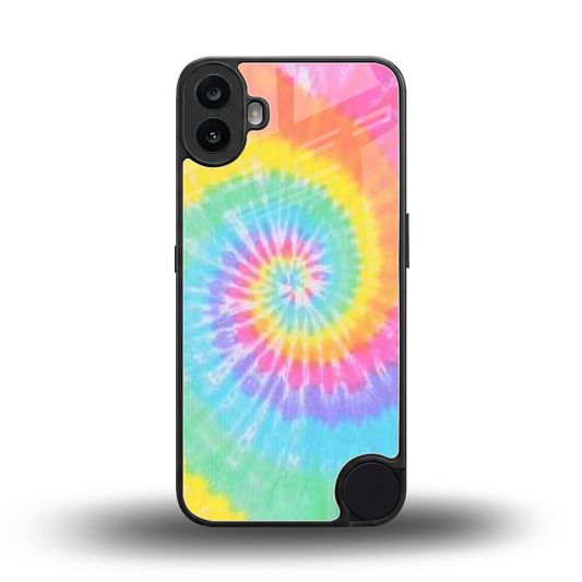 Rainbow back phone cover | glass case for cmf nothing phone 1