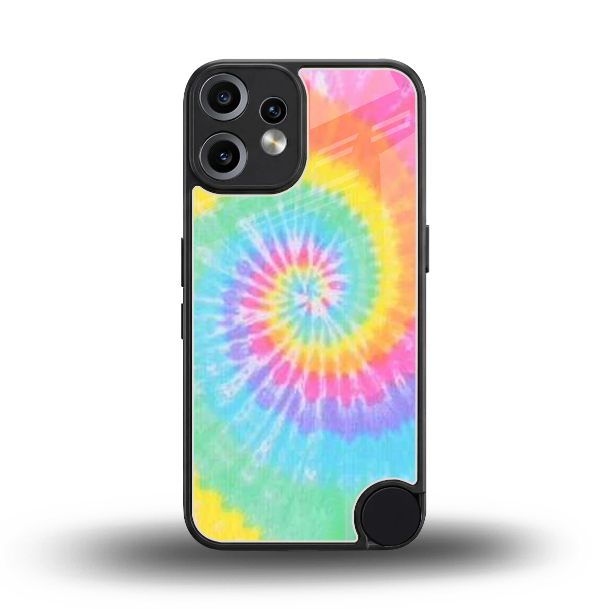 Rainbow back phone cover | glass case for cmf nothing phone 2 pro