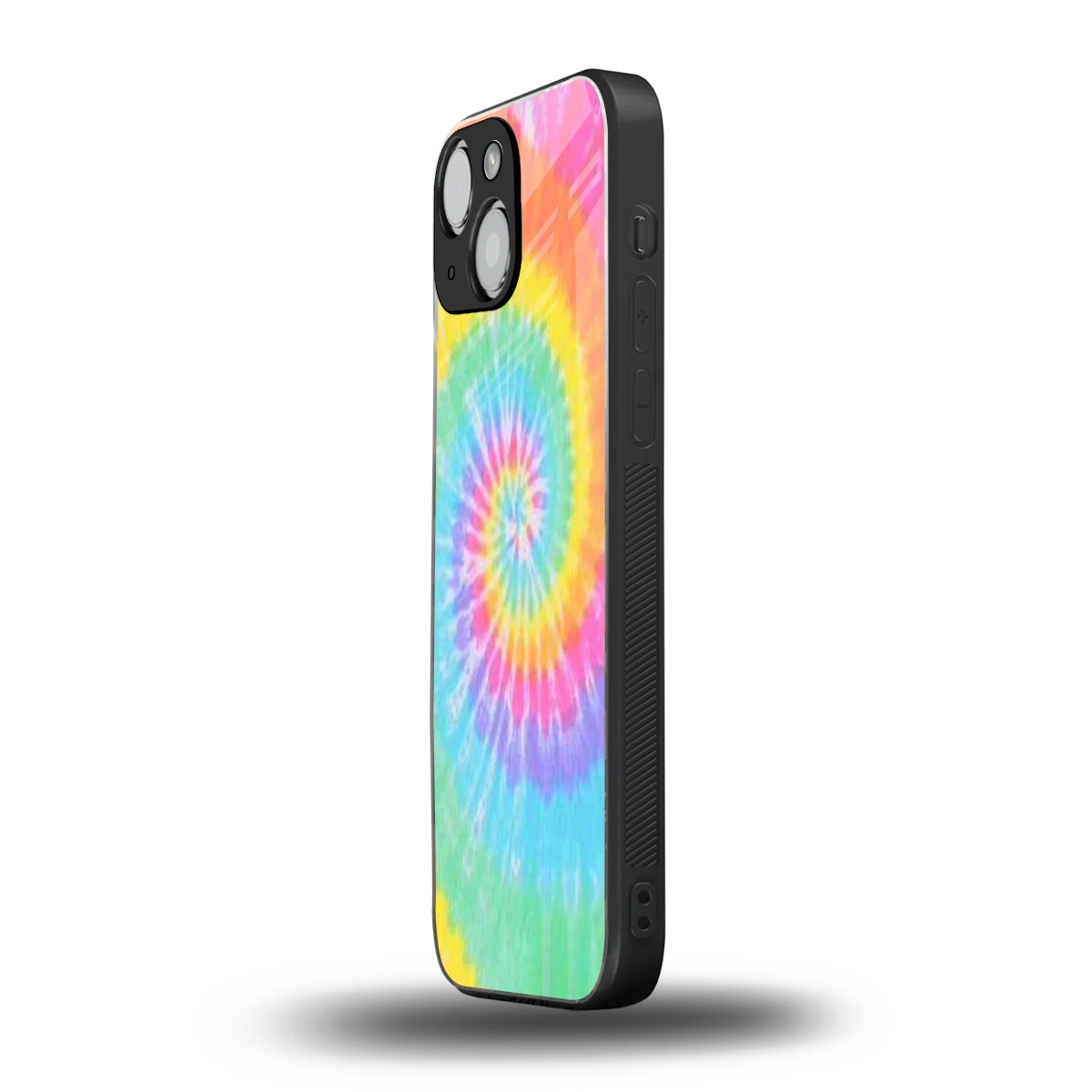 Rainbow iphone 13 mini mobile cover | shockproof glass phone case
