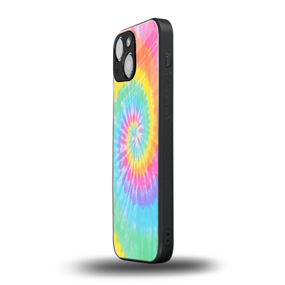 Rainbow iphone 13 mini mobile cover | shockproof glass phone case