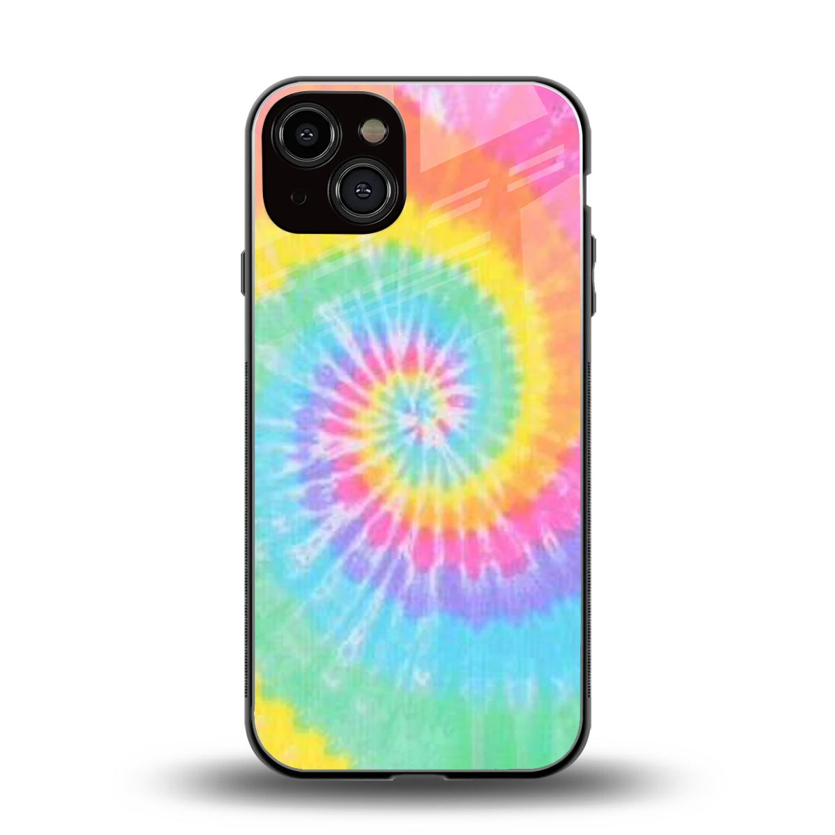 Rainbow back phone cover | glass case for iphone 14