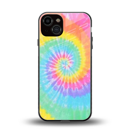 Rainbow back phone cover | glass case for iphone 14